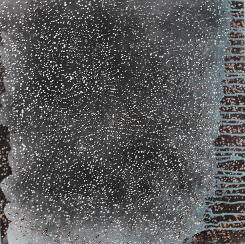 Vespéral le sel, acrylique sur toile, 50*50 cm, 2012/13