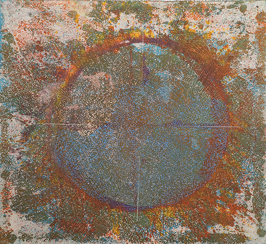 Cercle, acrylique-sur-toile, 143x157.5, 2018
