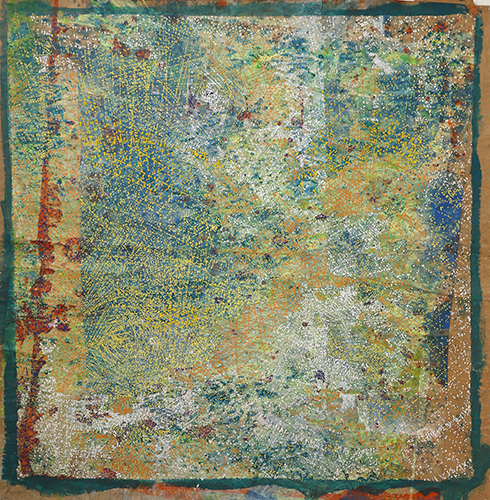 partita-1, acrylique-sur-papier, 167x169cm, 2018