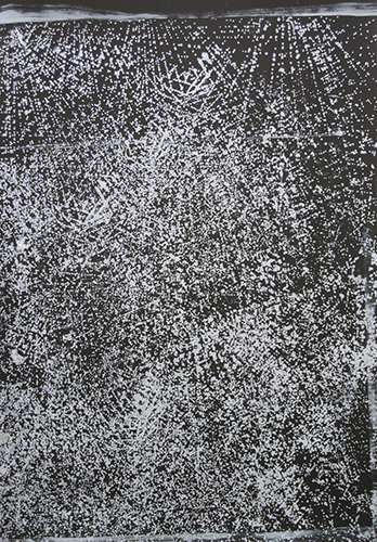 Mouvement Allegreto IV, encre et acrylique sur papier, 70x100cm, 2014